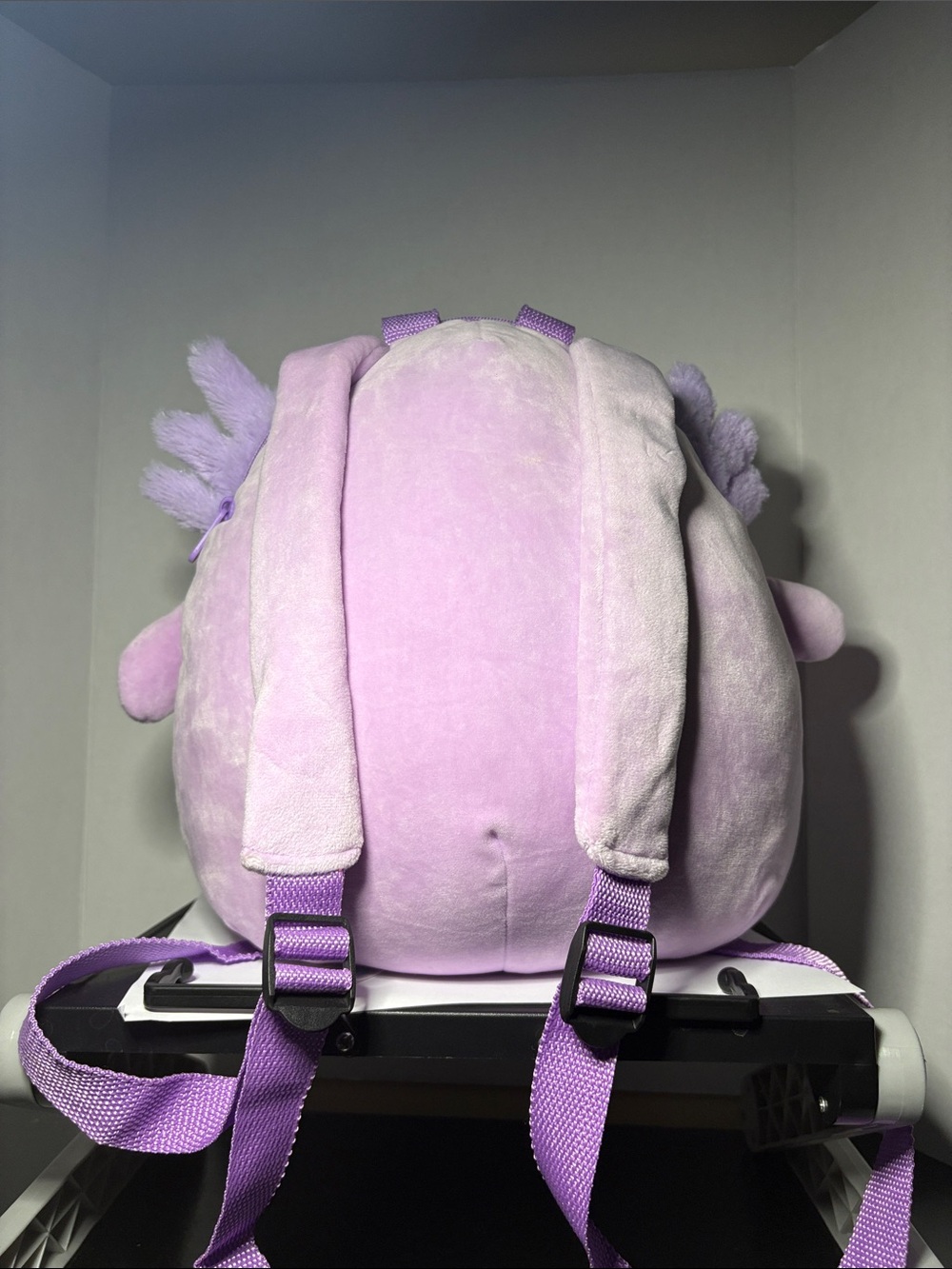 🎒 Monica the Axolotl Squishmallow Backpack NWOT - Picture 3 of 14